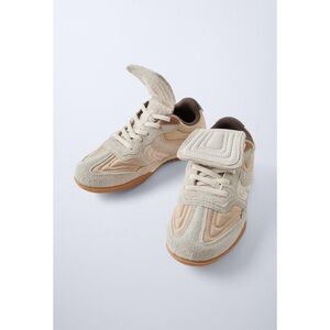 Zara Kids Sneakers in Beige and Brown
